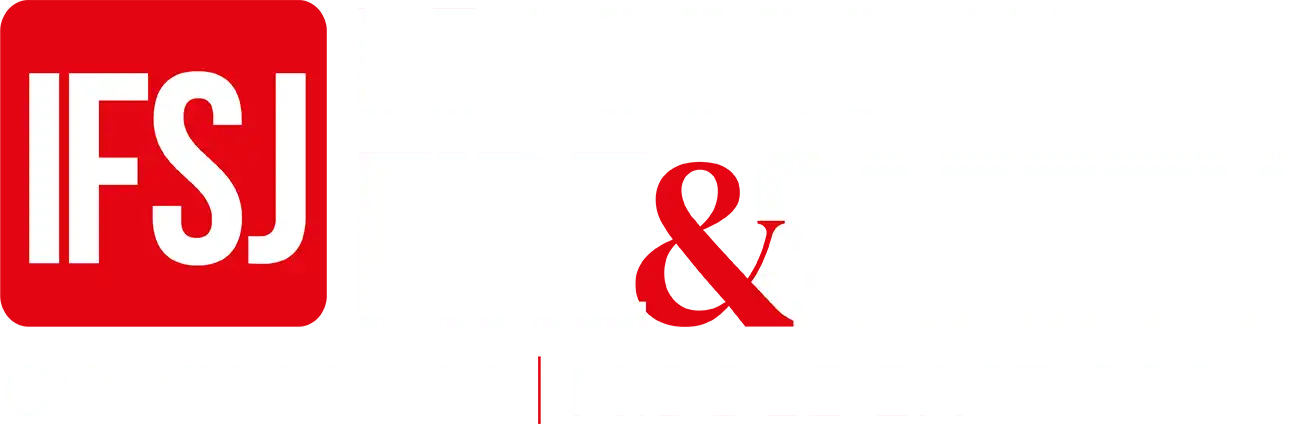 IFSJ Leaders logo - white